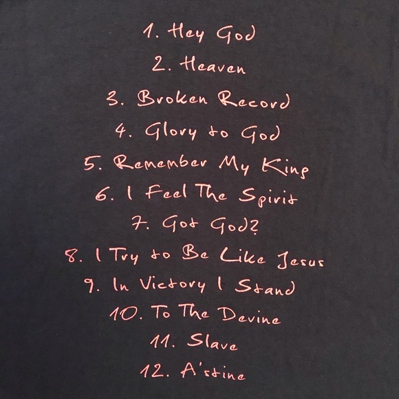 All Joy Aaron Clark Christian Rock Band T-Shirt Mens Size 2XL Black - Picture 3 of 9